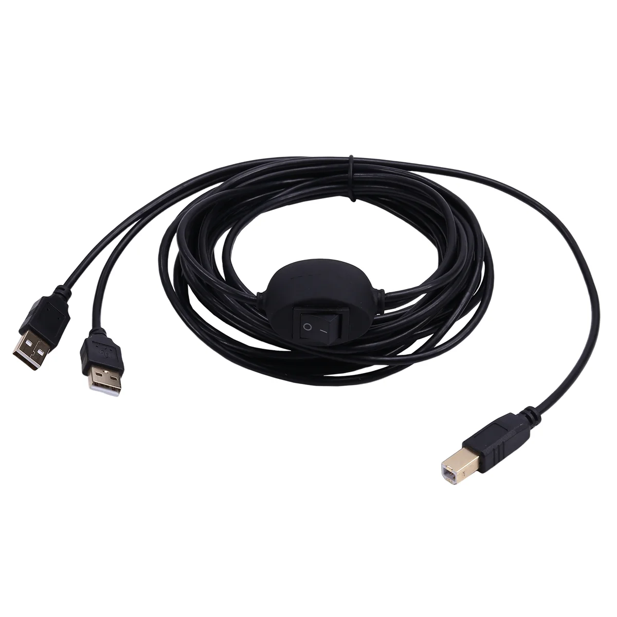 Hot sale 2 in 1 Printer Cable USB A to B Male to Male Printer Cable for Splitter for Two Computers B