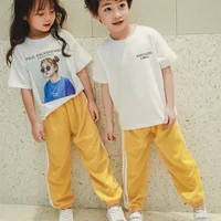 Summer Baby Boy Clothes Casual Children Girls Side Stripe Pants Kid Jogging Sports Patchwork Bottom Kid Fashion Tracksuits 6