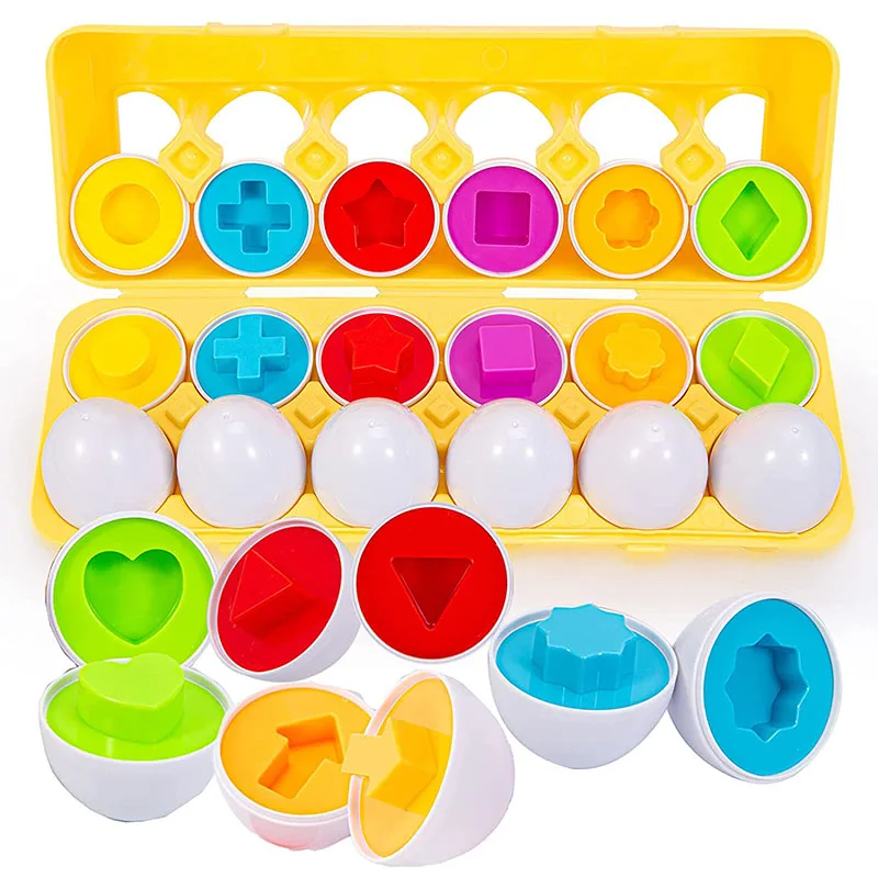 Oeufs de Pâques assortis Montessori – Project Montessori