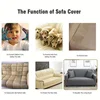 Waterproof Elastic Sofa Cover for Living Room 1/2/3/4 Seater Thick Polar Fleece L-Shaped Corner Sofa Cover Armchair Protector 3