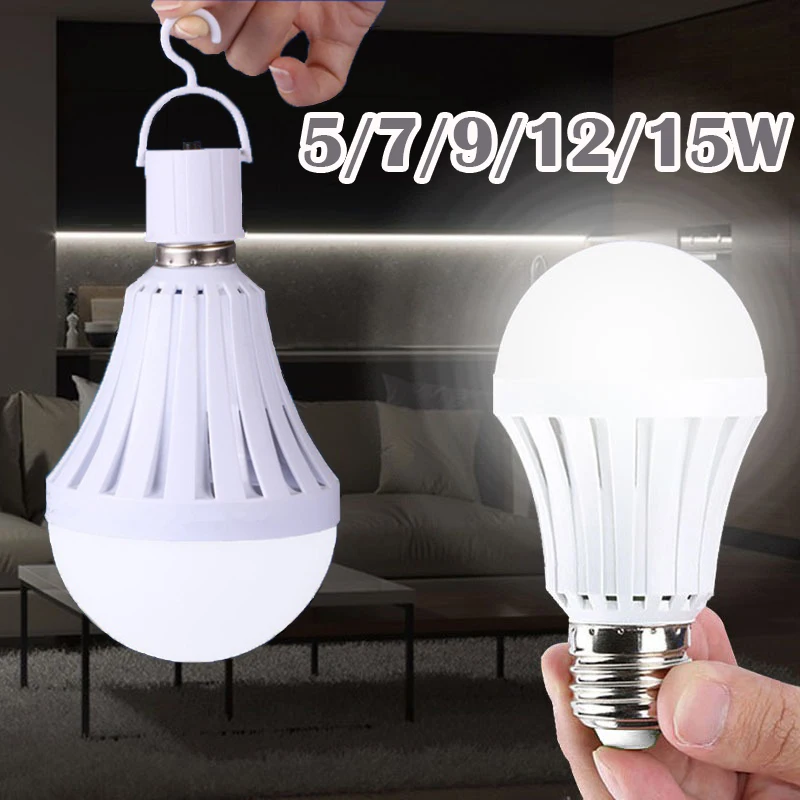 Tanio Światło awaryjne LED żarówka Led E27 lampa Led 5/7/9/12/15W