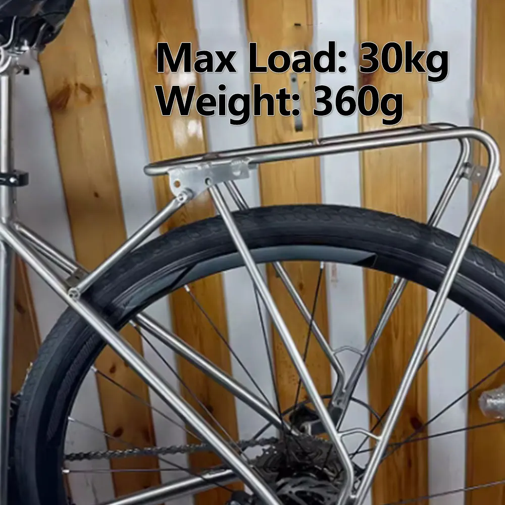 Bike Luggage Carrier Titanium Bicycle Cargo Rear Rack Shelf