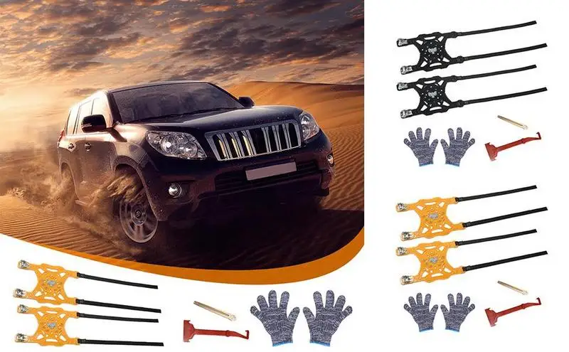 

Snow Chains Car Tires Chains Winter Anti-slip Chain Tracked Anti-Skid Car Tire Chains For Wetland Snow Auto Winter Accessories