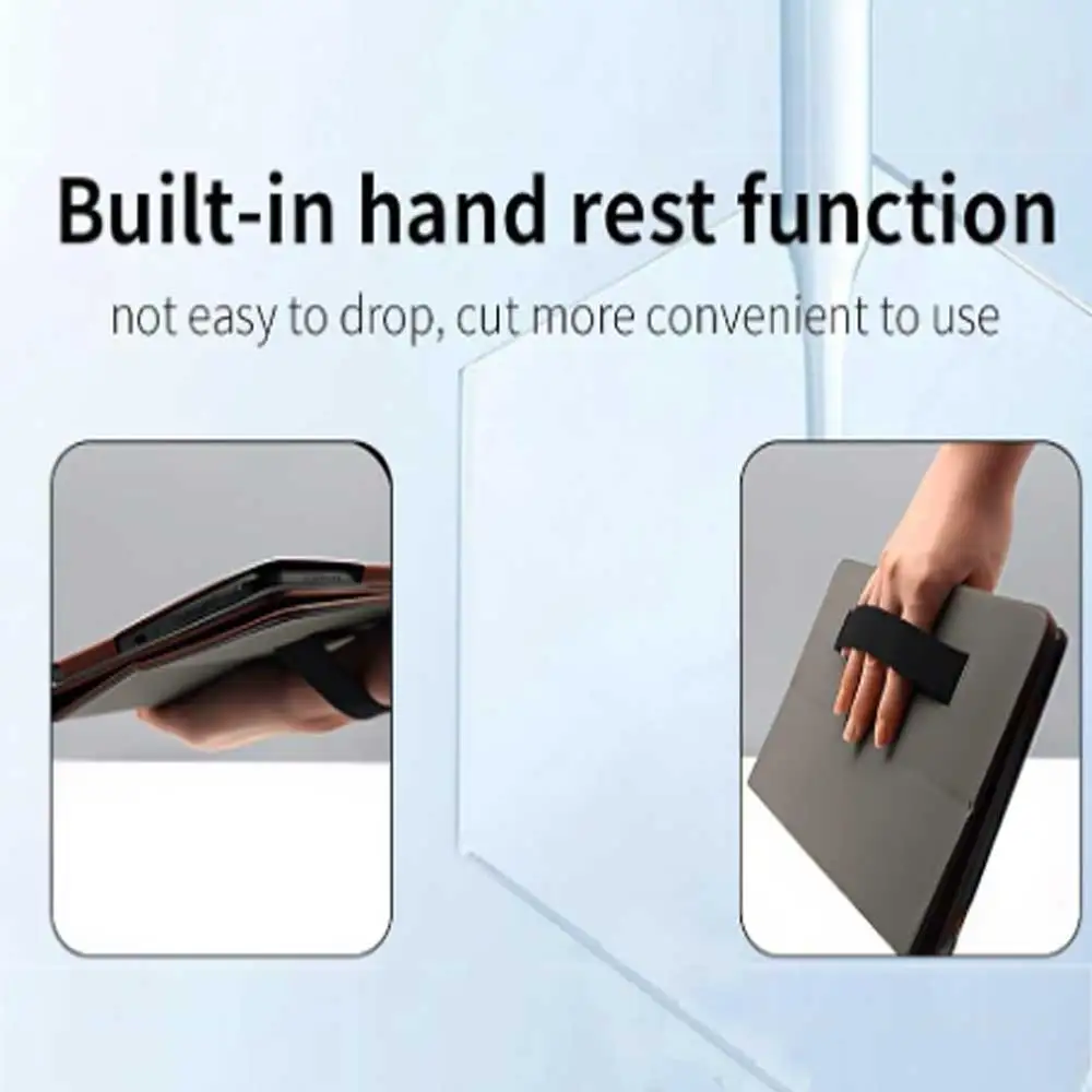 Premium 13.4-inch Tablet Case - PU Leather, Shockproof, with Kickstand