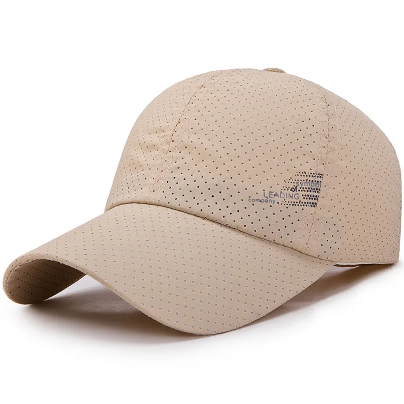 Quick Dry Baseball Cap Outdoor Sports Mesh Breathable Hat for Men Portable Hiking Fishing Sunbonnet Golf Adjustable Cap baseball cap baseball hats baseball caps sun cap