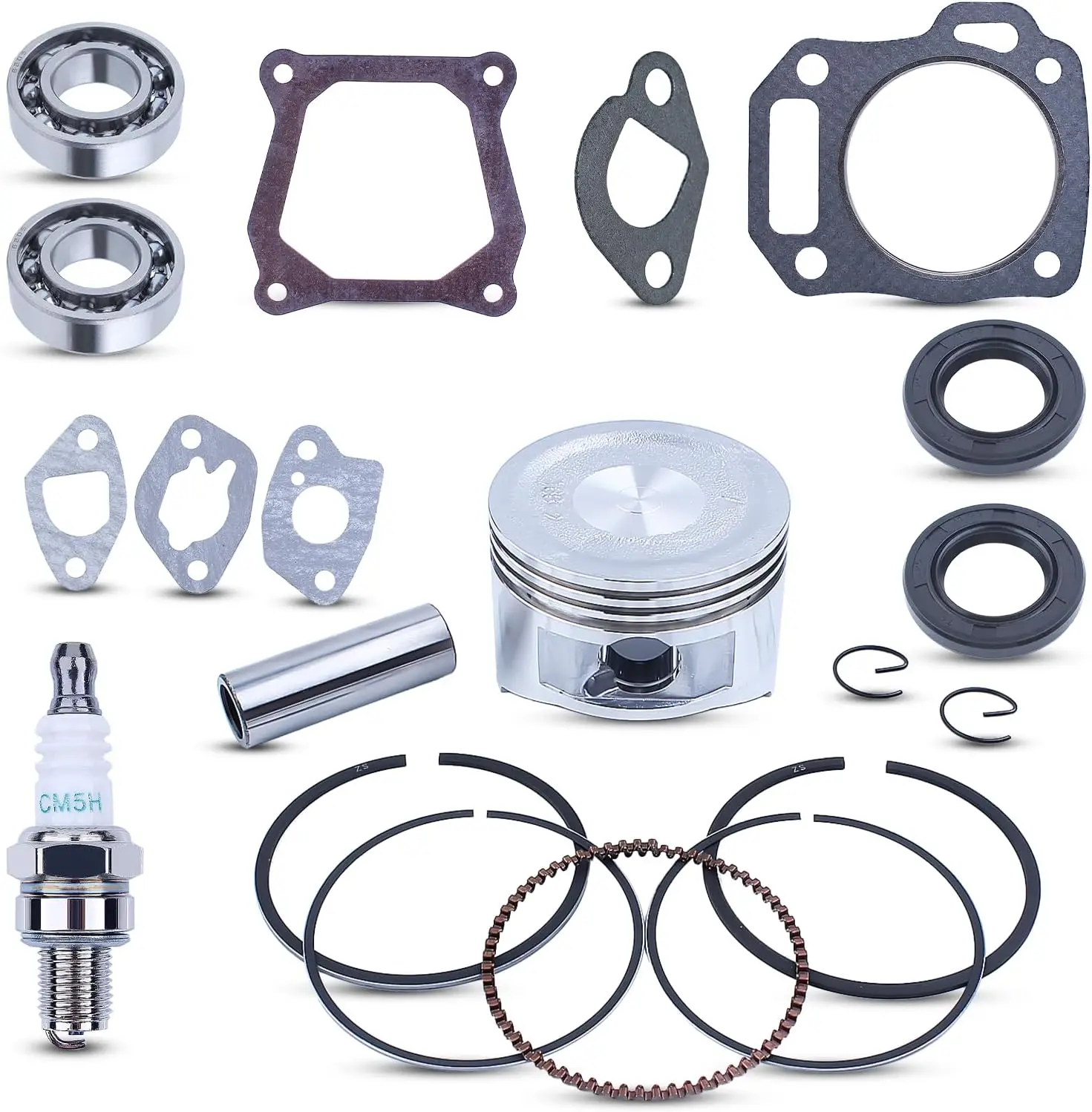 GX160 68mm Piston Kit for Honda GX160 GX200 5.5HP 6.5HP Engine Parts ...