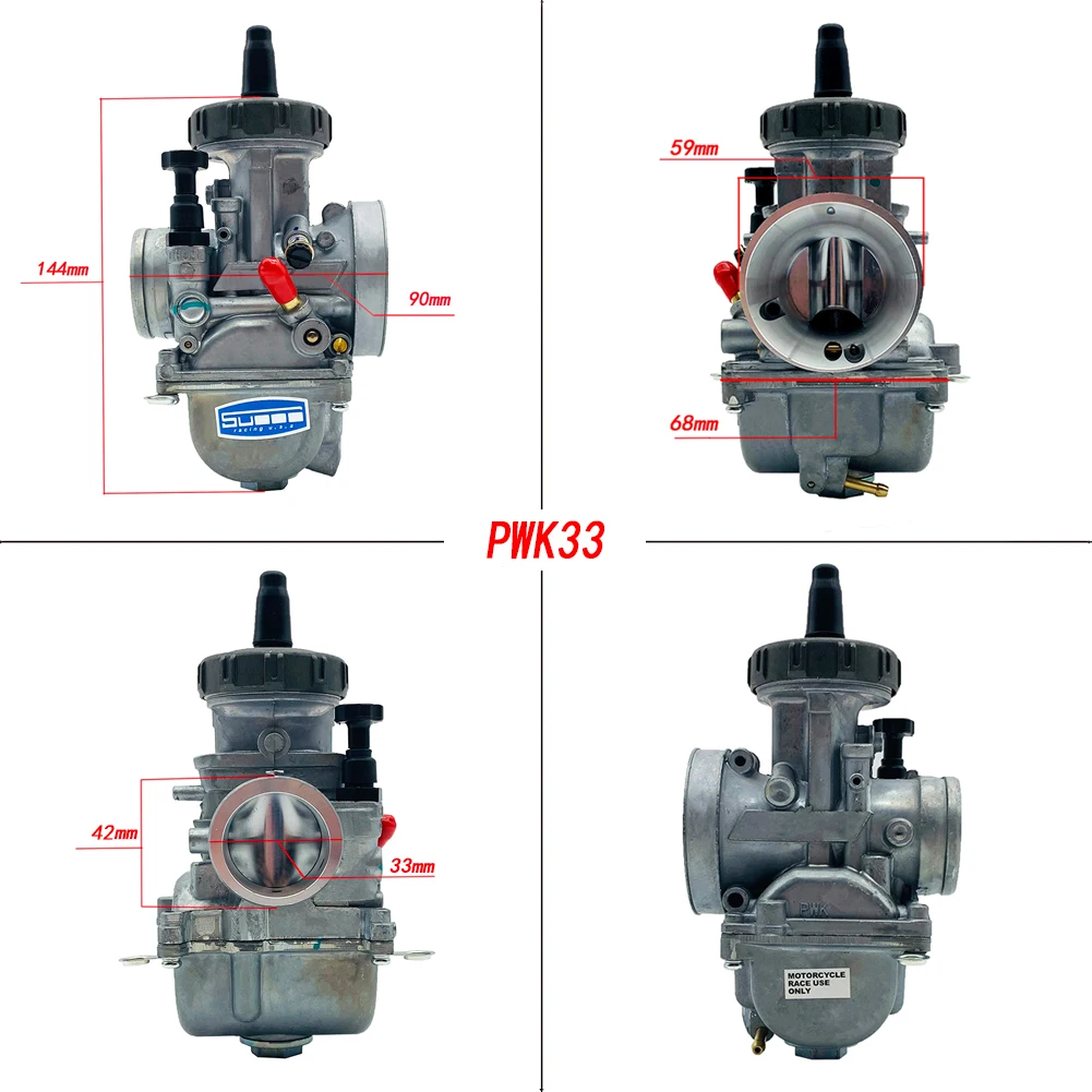 NEUER PWK 33MM AIR STRIKER VERGASER PASSEND FÜR DIRT BIKE YFS200 YFS 200 YAMAHA 016-148 – Detail 1