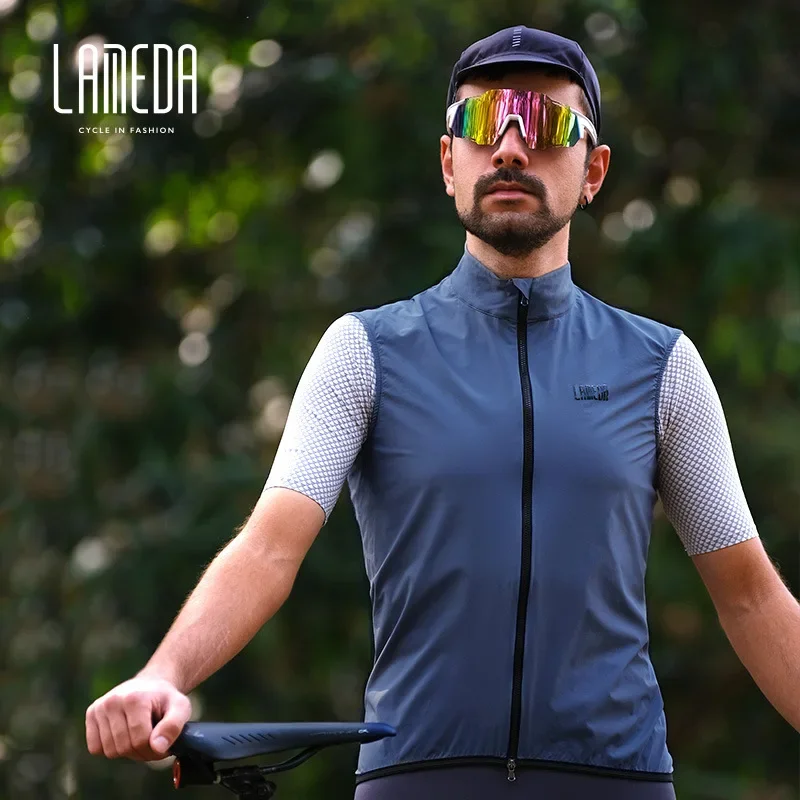 Best Sell LAMEDA Windproof Cycling Vest Bicycle Windbreaker MTB Road Bike Vests For Men Women Camiseta Interior Ciclismo 3