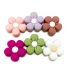 10pcs Silicone Flower Bead BPA Free Teething Infant Chewable Dummy Necklace Pacifier Toy Accessories 3