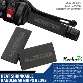 Per Ducati Multistrada 950 1100 1200/S/GT 1260 DIAVEL 1260 Monster 696 821 795 Grip Termoretraibile Copertura antiscivolo Grip Guanto