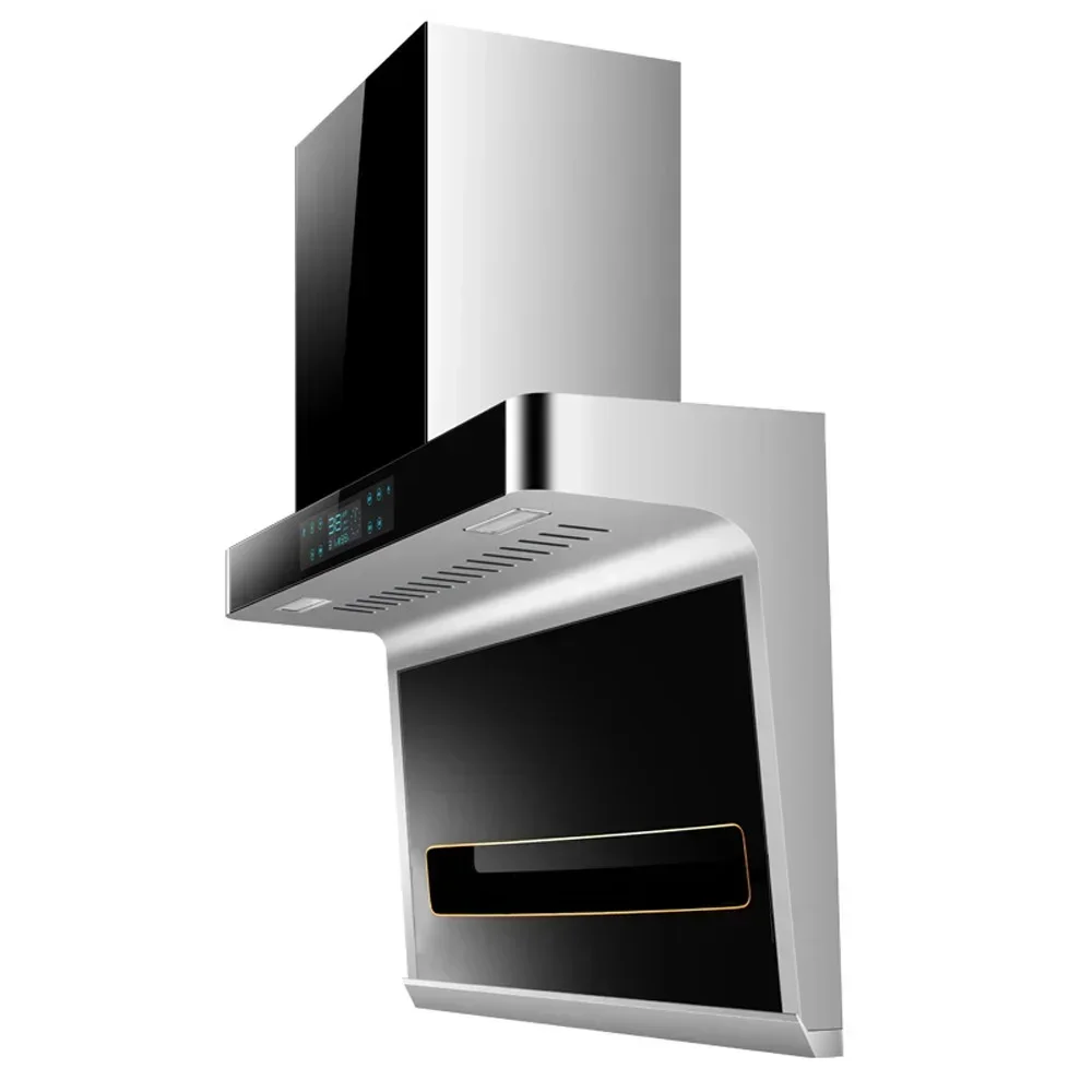 Kitchen Range Hood Intelligent Somatosensory Heat Energy Free Automatic Cleaning High Suction Top Suction Exhaust Hood