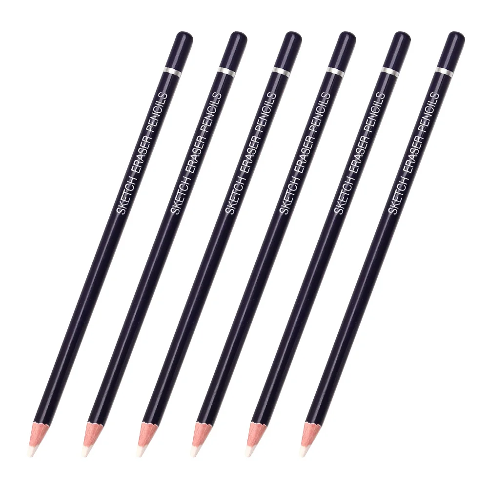 

6Pcs Eraser Pencils Painting Eraser Sketch Painting Eraser Eraser Pencil Supplies