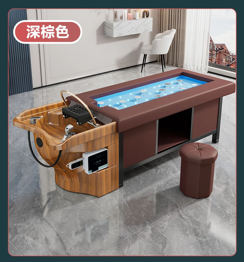 Description Picture 5 of itemSalon Chair Hair Stylist Shampoo Spa Bed Beauty Headspa Massage Table Water Shower Professional Washbasin Cama Therapy Makeup
