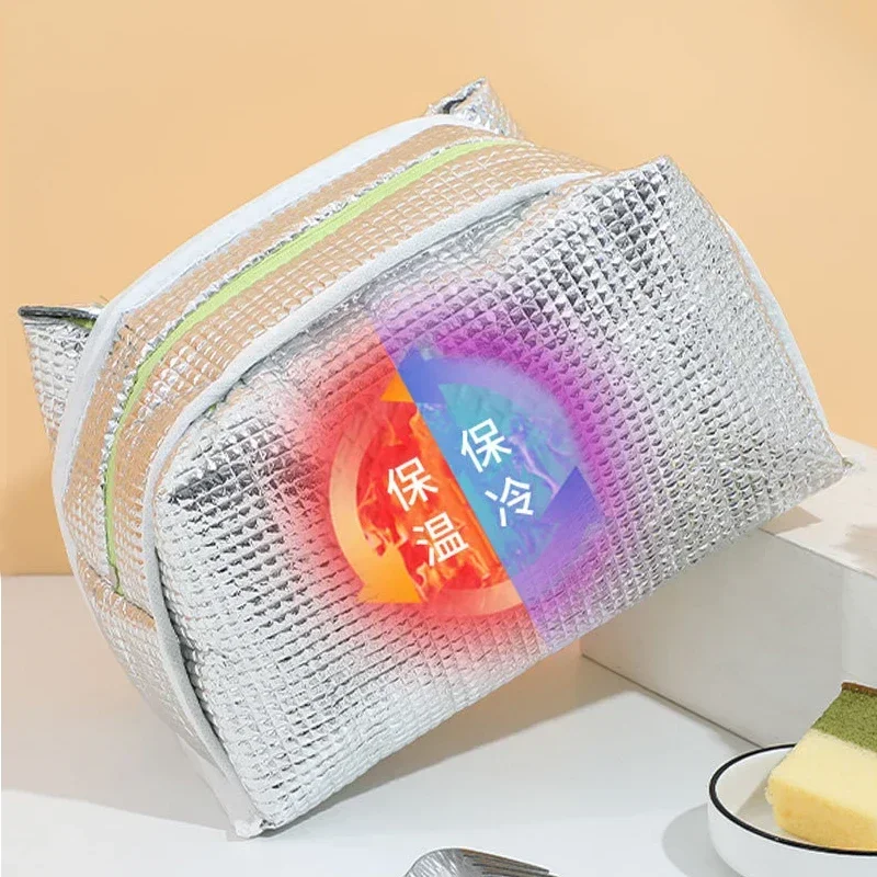 Kawaii Portable Fridge Thermal Bag Women Children's School Thermal Insulated Lunch Box Tote Food Small Cooler Bag Pouch 3