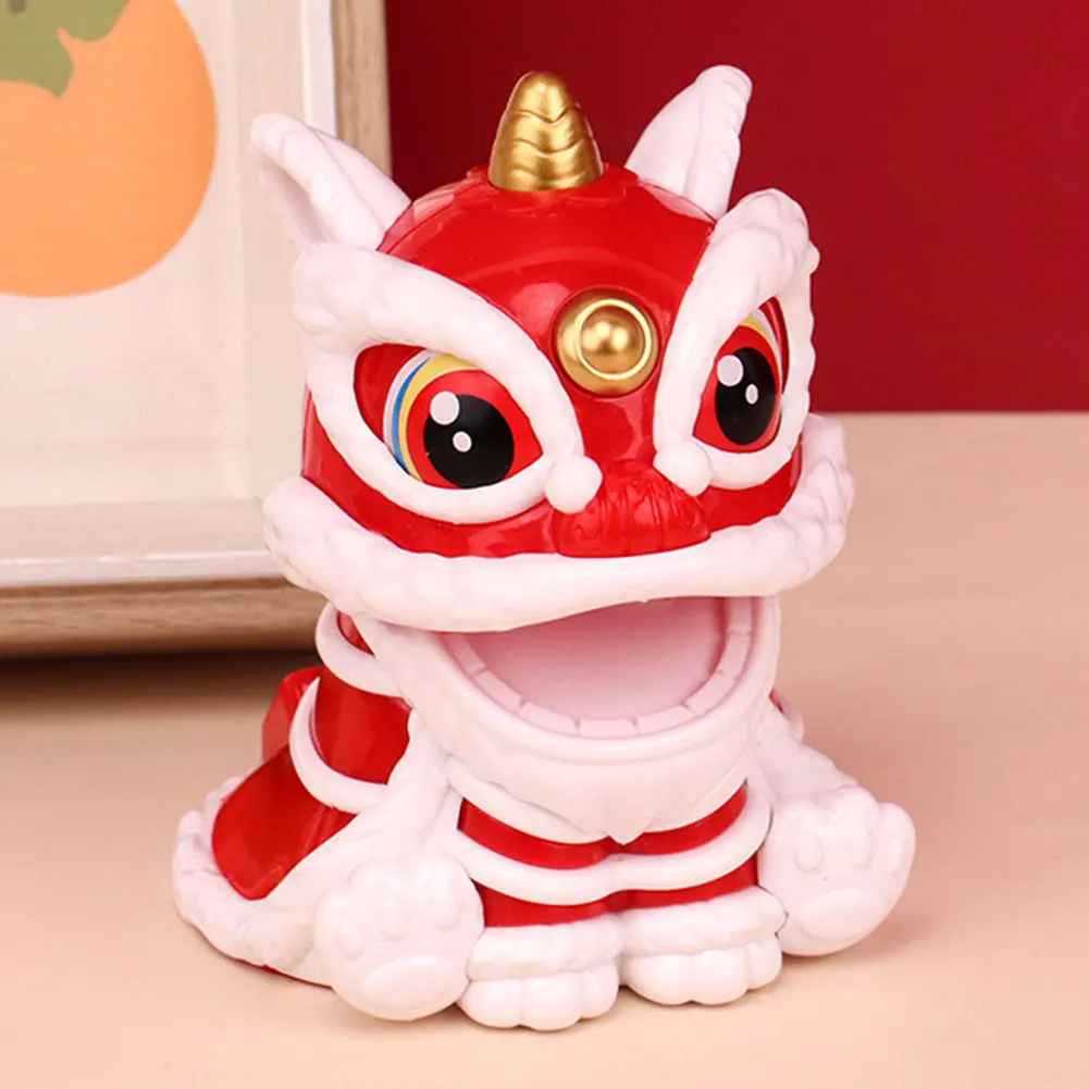 Chinese Style Lion Dance Figure New Year Home Decoration Lion Dance Statue Lion Ornament Lion Tabletop Decoration