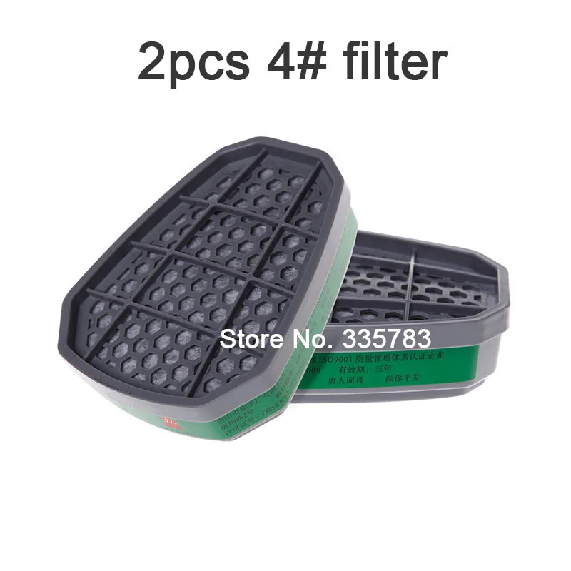 

respirator gas mask filter against spray paint pesticide Ammonia hydrogen sulfide filter box with pre-filter Multiple protection