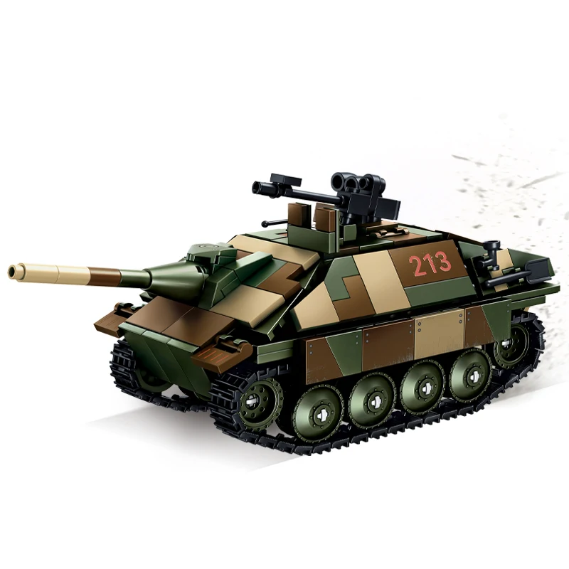 WW2 Military Half-Tracked Vehicle Building Block Set