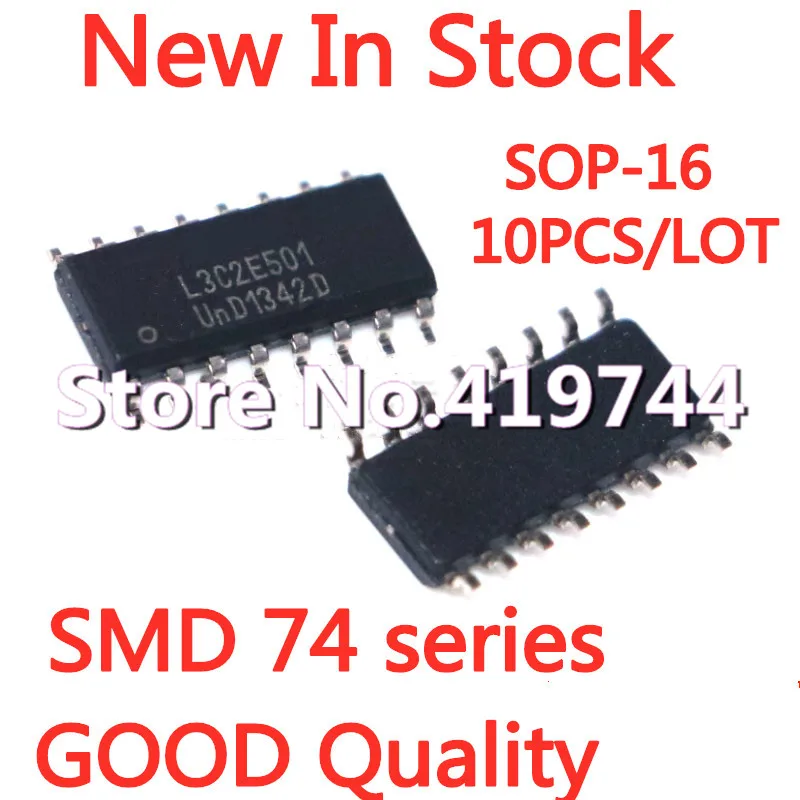 10 개/묶음 74HCT138D 74HCT138DR SMD SOP-16 3.9MM 로직 칩 새상품 IC, 재고있음