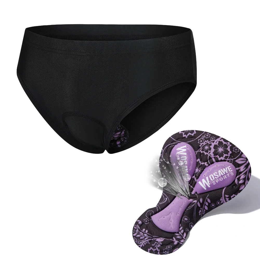 Women Cycling Underwear Gel Padded Bike Shorts MTB Bicycle Briefs Undershorts Breathable Cycling Undershorts wtih Padded cycling underwear
