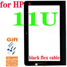 

11.6" Touch For HP Pavilion X360 11U 11-U 11-U054TU 11-ab Touch Screen Digitizer Black Flex Cable For HP 11U Touch