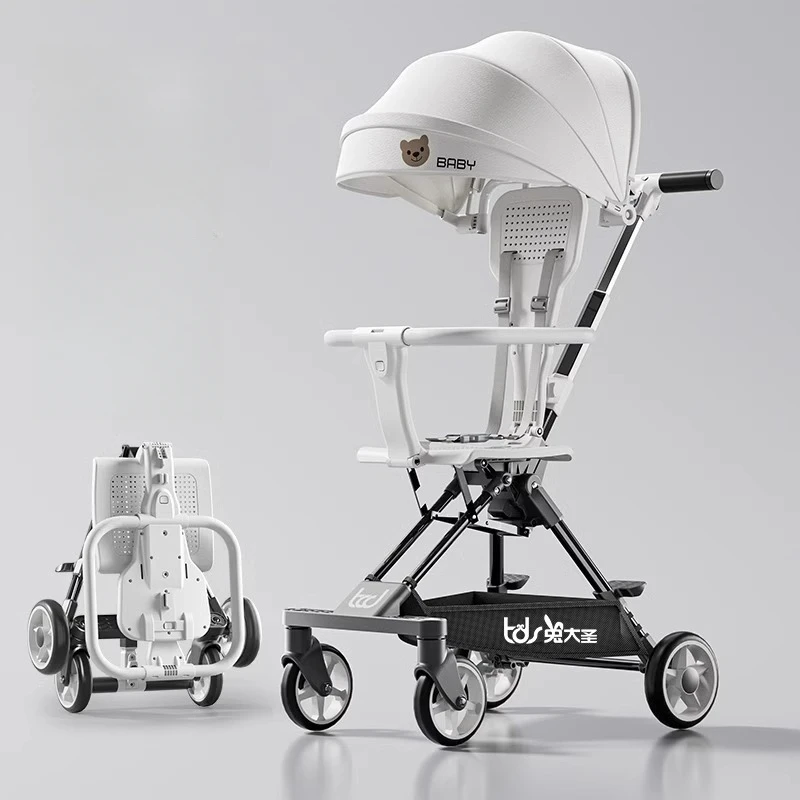Poussette bébé enfant, légère et pliable