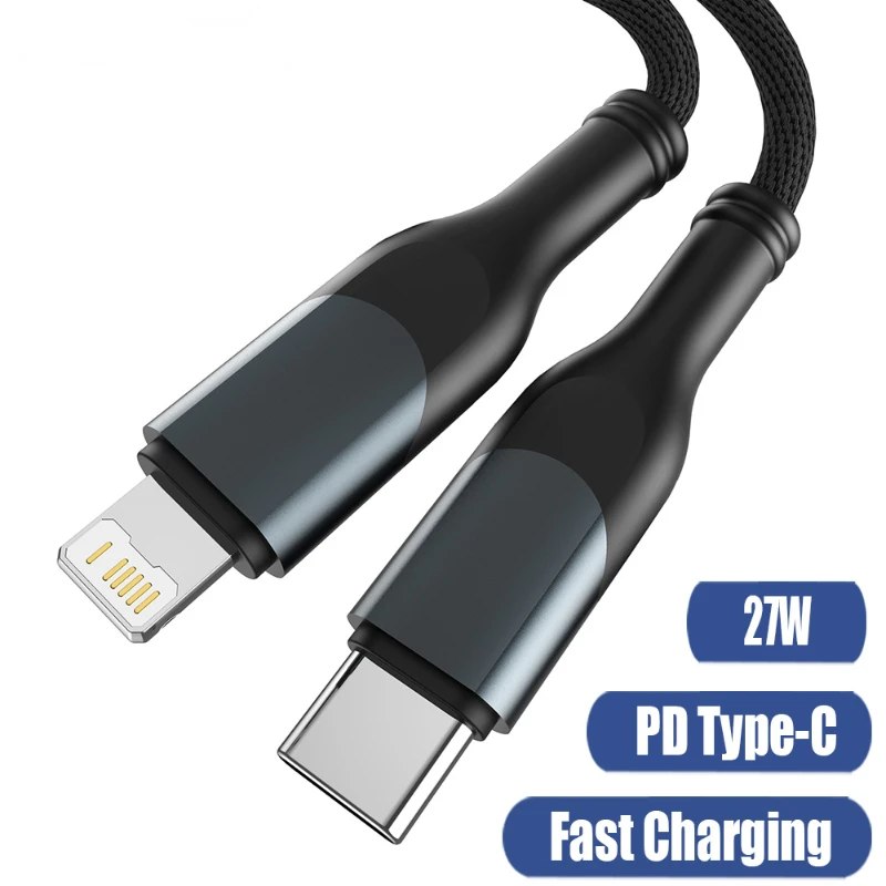 

Fast Charge iPad Macbook USB Type C To Lighting Date Charger 3M Cord Cable For iPhone 14 13 12 11 Pro Max X XS 8 Plus SE PD 27W