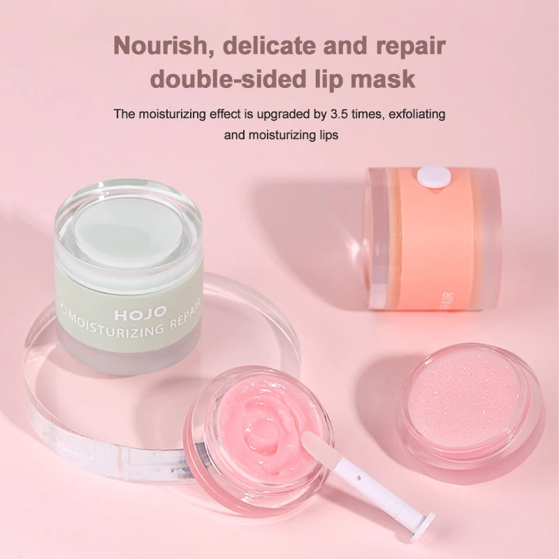 

Lip Scrub Cream Double Moisturizing Lip Mask Diminishing Lip Lines Exfoliating Nourishing Lip Gel Primer Lip Balm Lip Care TSLM1