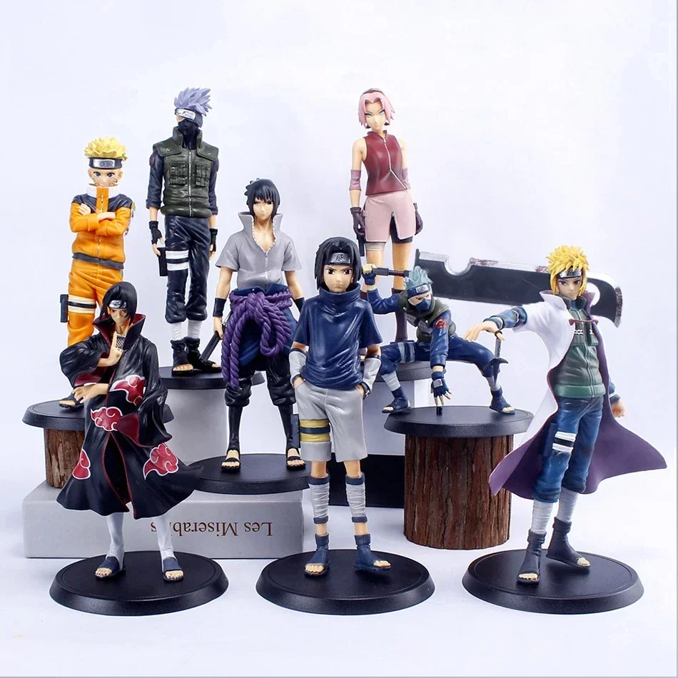 Anime Naruto Shippuden Action Figures Collection - Uchiha Itachi, Sasuke, Pain, Kakashi Characters - Perfect Gifts