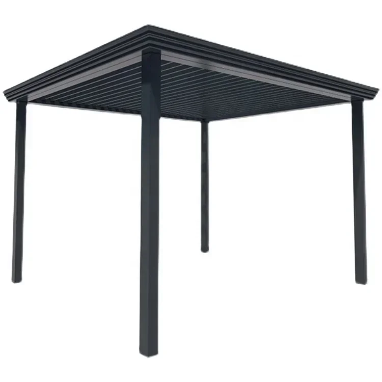 Pergola Roof Aluminum Louver Gazebo Pergola Canopy Metal 4X3 Outdoor Louvered Kits Roof Aluminum Pergola Outdoor