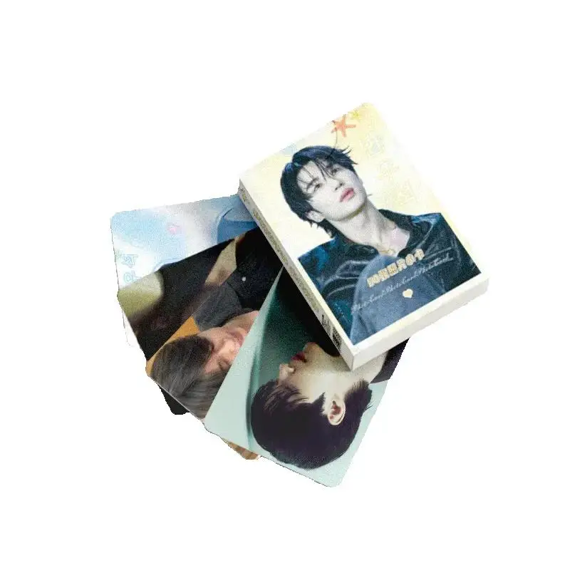 50개/세트 '러블리 러너' 드라마 홀로그램 포토 카드 비연 우석 레이저 로모 코스프레 선물 수집품
