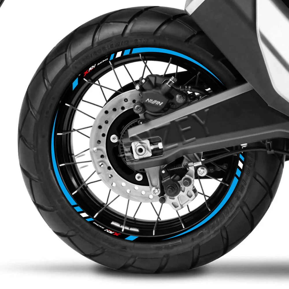 Bright Motorcycle Stickers - Reflective Rim Tape Bike Kit