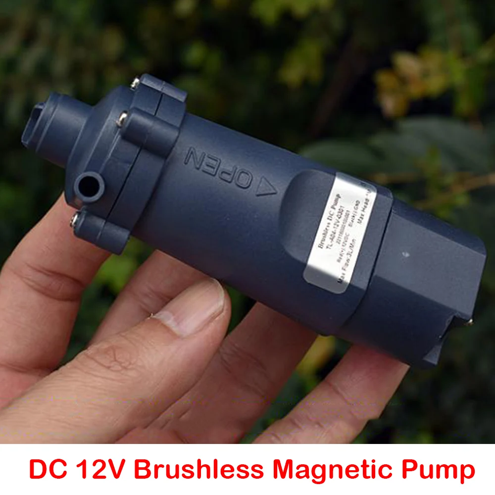 

Micro Brushless Water Pump DC 12V 6W Magnetic Pump Long Life Large Flow 180L/H Water Pump for Aquatic Product Cultivation Pump