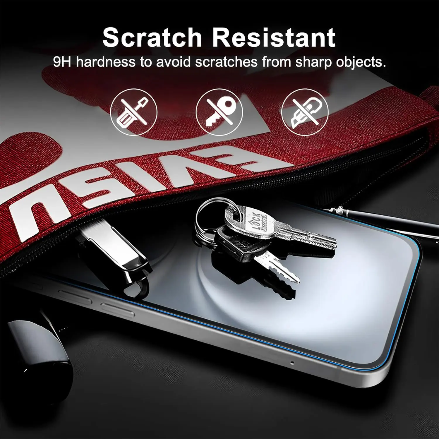 Premium Full Screen Tempered Glass Protector - 3D Ultra-Clear Display Shield