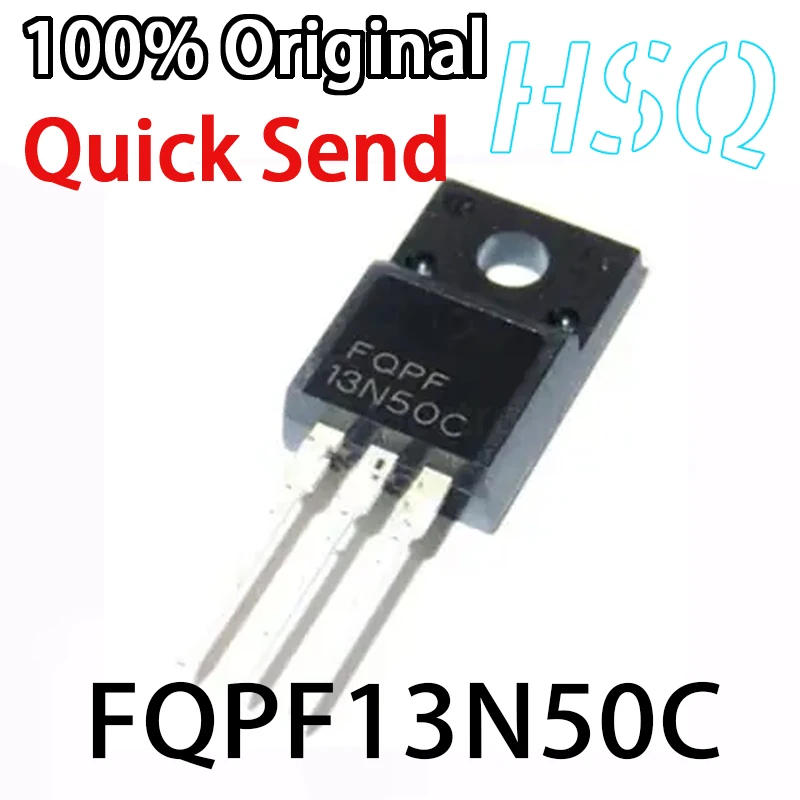 

1PCS New Original FQPF13N50C 13N50C TO-220F MOS Field-effect Transistor 13A500V