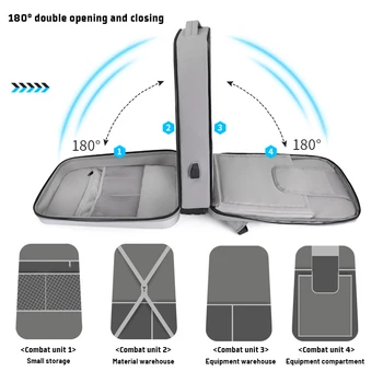 17.3" Laptop Backpack Plastic Work Backpack Waterproof ESports Backpack Hard Shell 5 17.3" Laptop Backpack Plastic Work Backpack Waterproof ESports Backpack Hard Shell