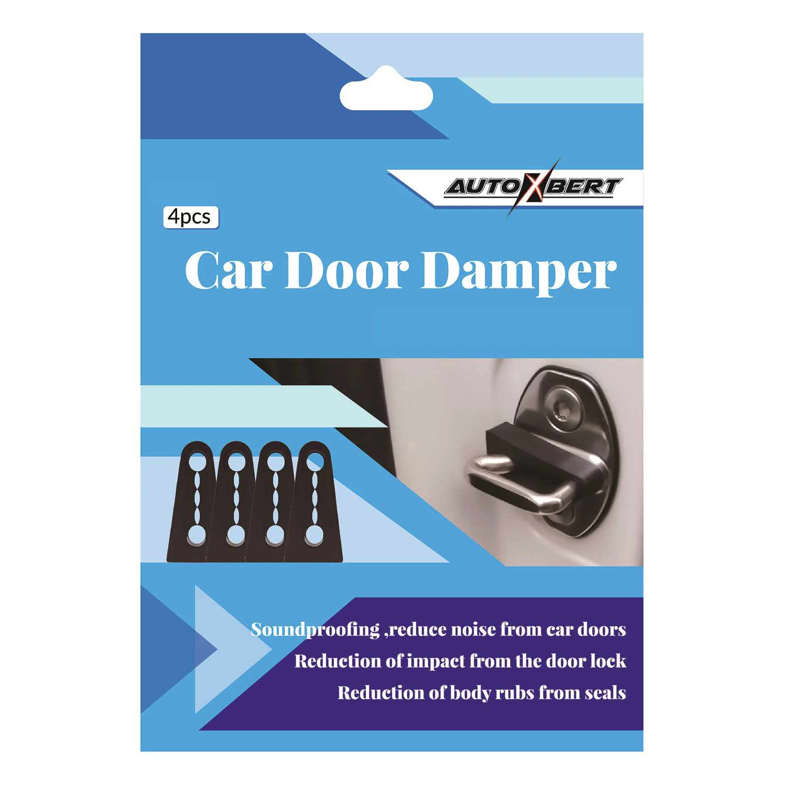 Sound Damper Door Lock Buffer For Ford Fiesta Fusion Mondeo Rattling STOP Soundproof Screaks Deaf Seal Deadener Sound car door lock damper car sound deadener