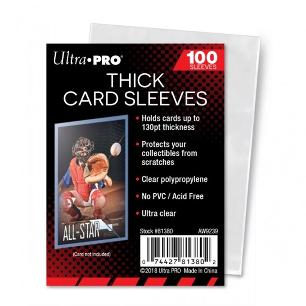 Ultra Pro 84516Standard Pro Mat Pochettes pour cartes 100Pack