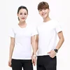 Polyester Sublimation Blank White T-Shirts for Man Women Kids Casual Short Sleeve Summer Tops Tee Shirts 3