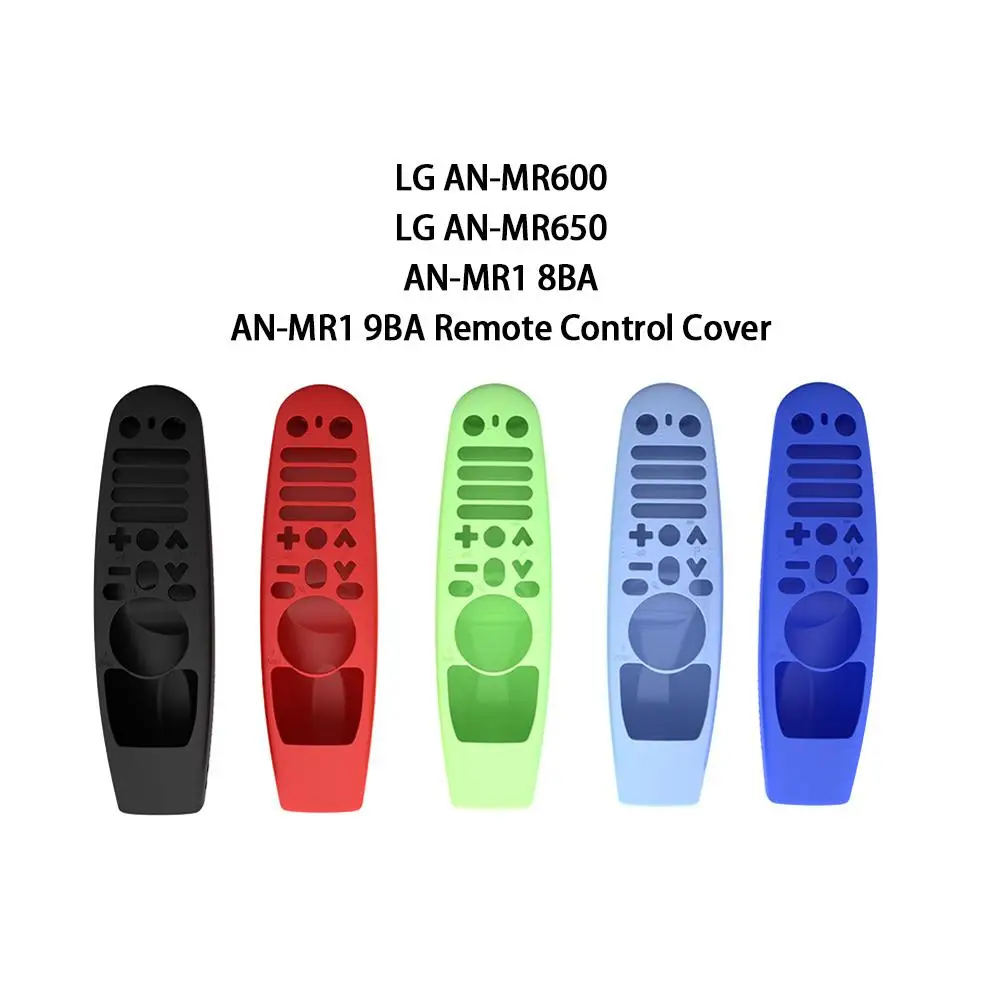 원격 제어 케이스 Lg Tv AN-MR600/AN-MR650/AN-MR18BA/AN-MR19BA 충격 방지 실리콘 보호 커버