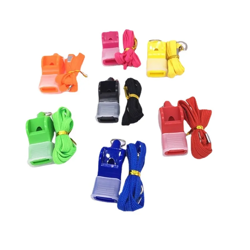 2Pc Athletic Training Whistle Plastic Soccer Football Basketball Hockey Sports Classic Referee Whistle Survival Outdoor Tools