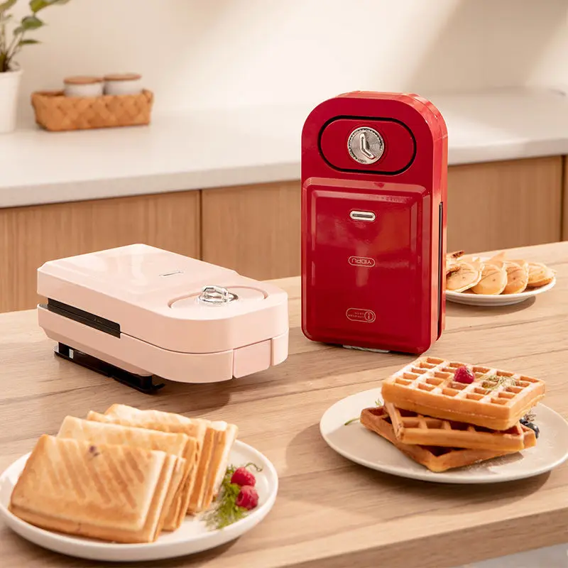 Sandwich maker multifunctional timed breakfast machine bread machine jittery net red light food waffle toast pressure