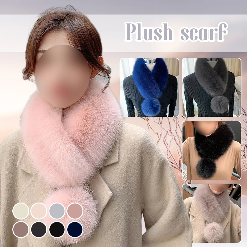 Рисунок 2 - Модный зимний женский шарф из искусственного