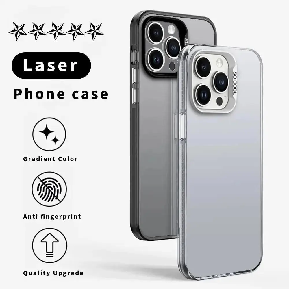 Cartoon Ice Cube and Watermelons Phone Case Shockproof&anti Slip Frosted Suitable for iPhone 16 15 14 13 12 11 Pro Max Plus Mini 5