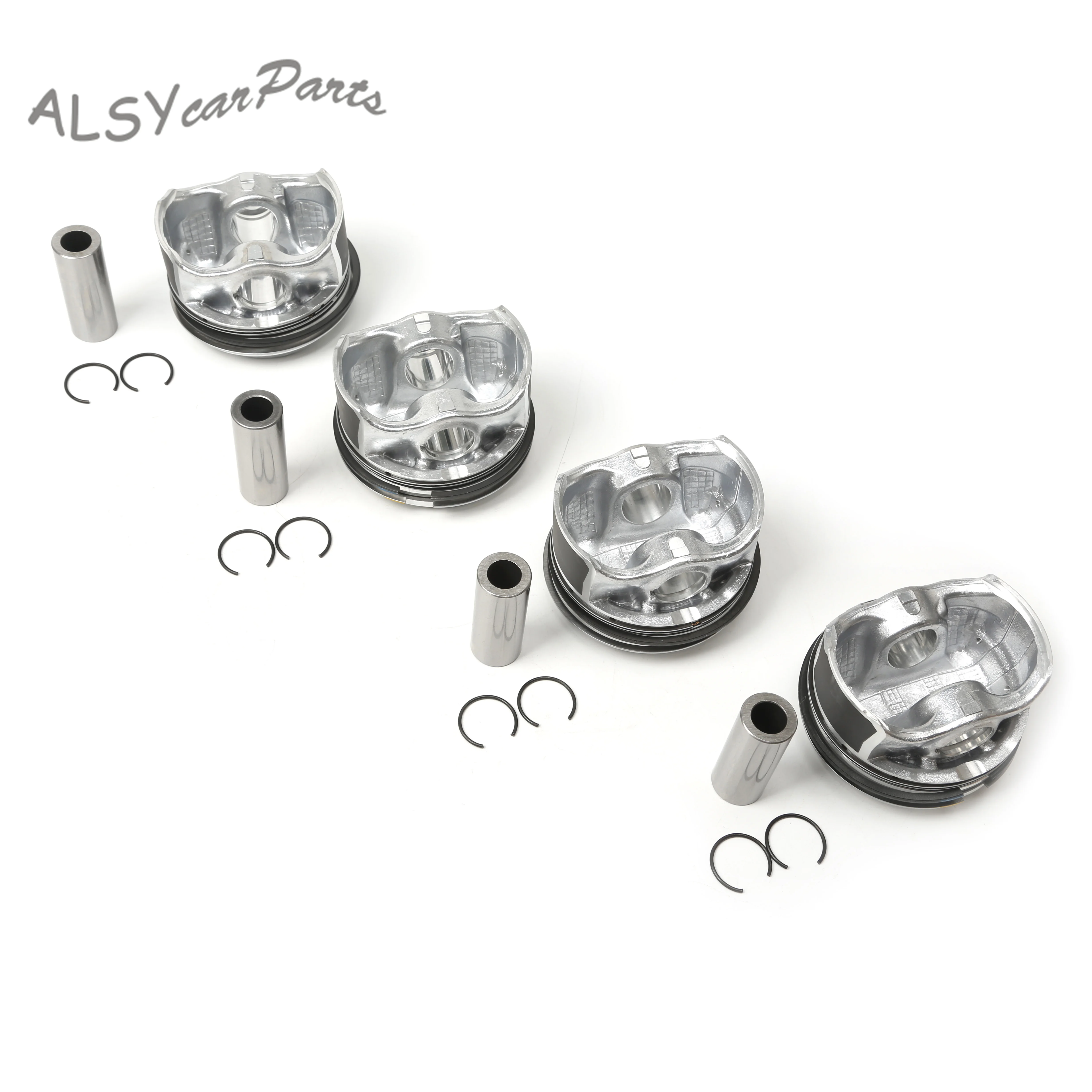 1.8 TFSI 4-Piston Set – 82.51mm STD With 21mm Piston Pin For Audi, VW, Skoda, Seat