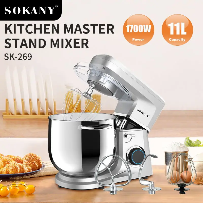 sokany 269 Dough kneading machine Food mixer mini stand mixer food processor 2