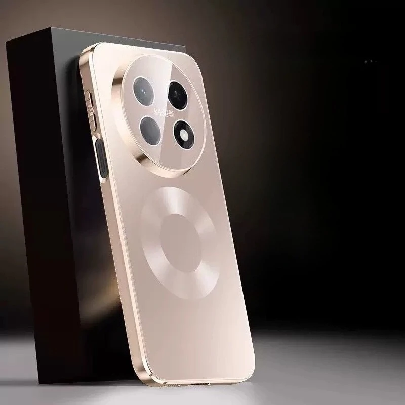 Premium Frosted Magnetic Plated Anti-Drop Phone Cover
