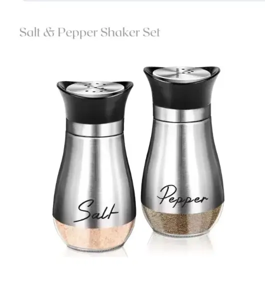 2pcs Seasoning Shaker Glass Bottles Spices Storage Barbecue Condiment Jar Salt Pepper Boxes For Kitchen Gadget Tools Organizer - Image 9