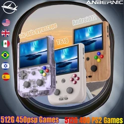 ANBERNIC RG405V Portable Ps2 Game Console T618 4 INCH IPS Touch Screen Android12 64-bit OTA Update Retro Handheld PSP 3DS Game