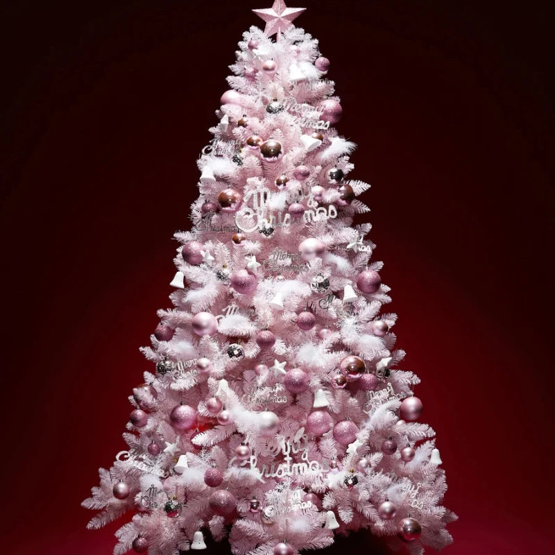 

Рождественская елка 1,5 м, домашнее рождественское украшение, подарок, живая розовая елка, ветер, Рождественская елка