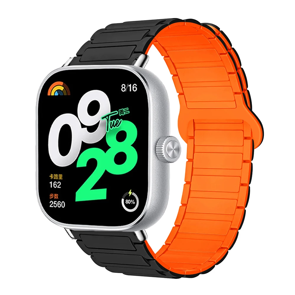 Magnetic Silicone Bracelet Strap - Replaceable Watchband Accessory